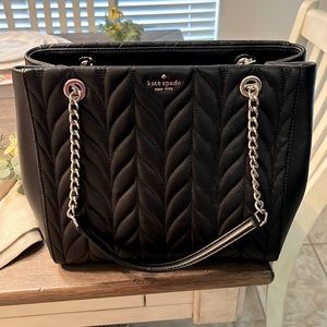 Kate Spade black tote, gold hardware. Brand new, never used.
